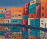 Chaleurs catalanes 73x60 - Collection Urbanisme