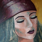 Mer calme 80x80 - Collection Féminité